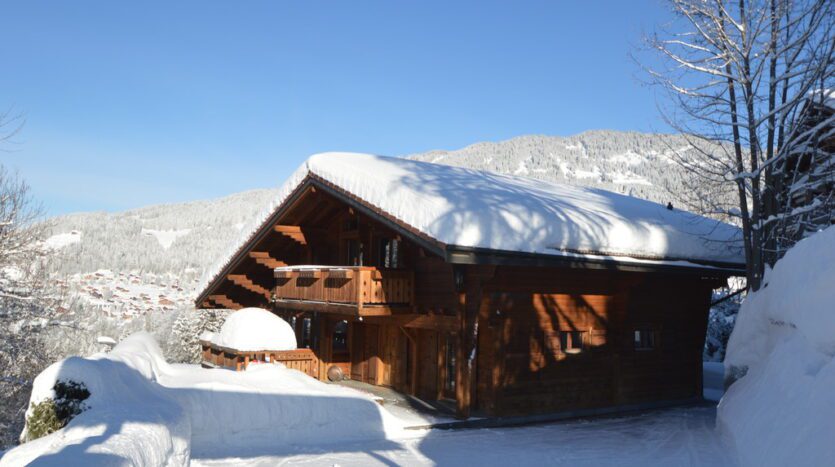 Chalet Susabel Building With Snow